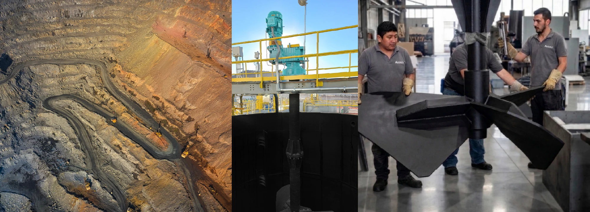 Agitadores para minería